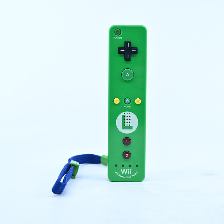 Luigi Wii Remote With Motion Plus - Nintendo Wii Accessory - FREE POST! Wiimote