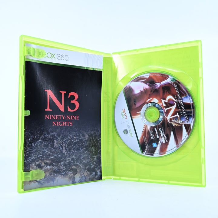 N3: Ninety Nine Nights - Xbox 360 Game + Manual - PAL - MINT DISC!
