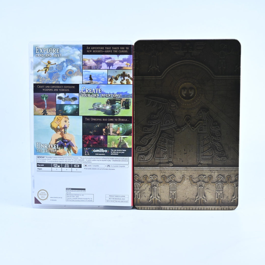 The Legend Of Zelda Tears Of The Kingdom Collectors Edition + Bag - Switch Game