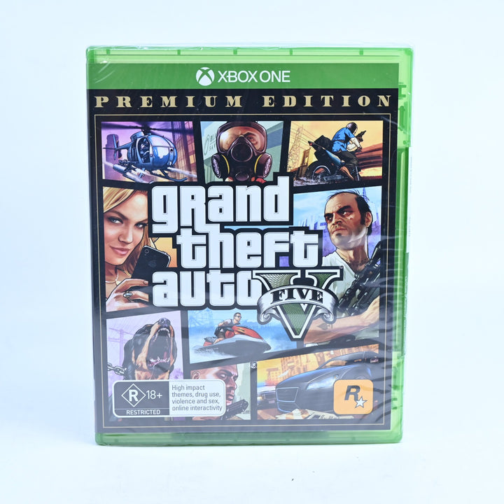 Grand Theft Auto V - Premium Edition - SEALED! - Xbox One Game - PAL