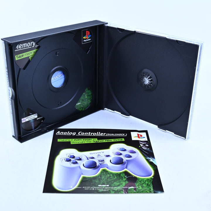 Syphon Filter 3 - Sony Playstation 1 / PS1 Game + Manual - PAL - MINT DISC!