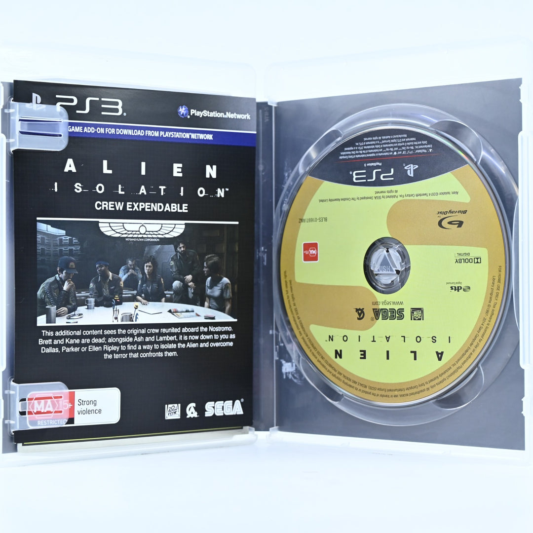Alien Isolation: Nostromo Edition - Sony Playstation 3 / PS3 Game + Manual