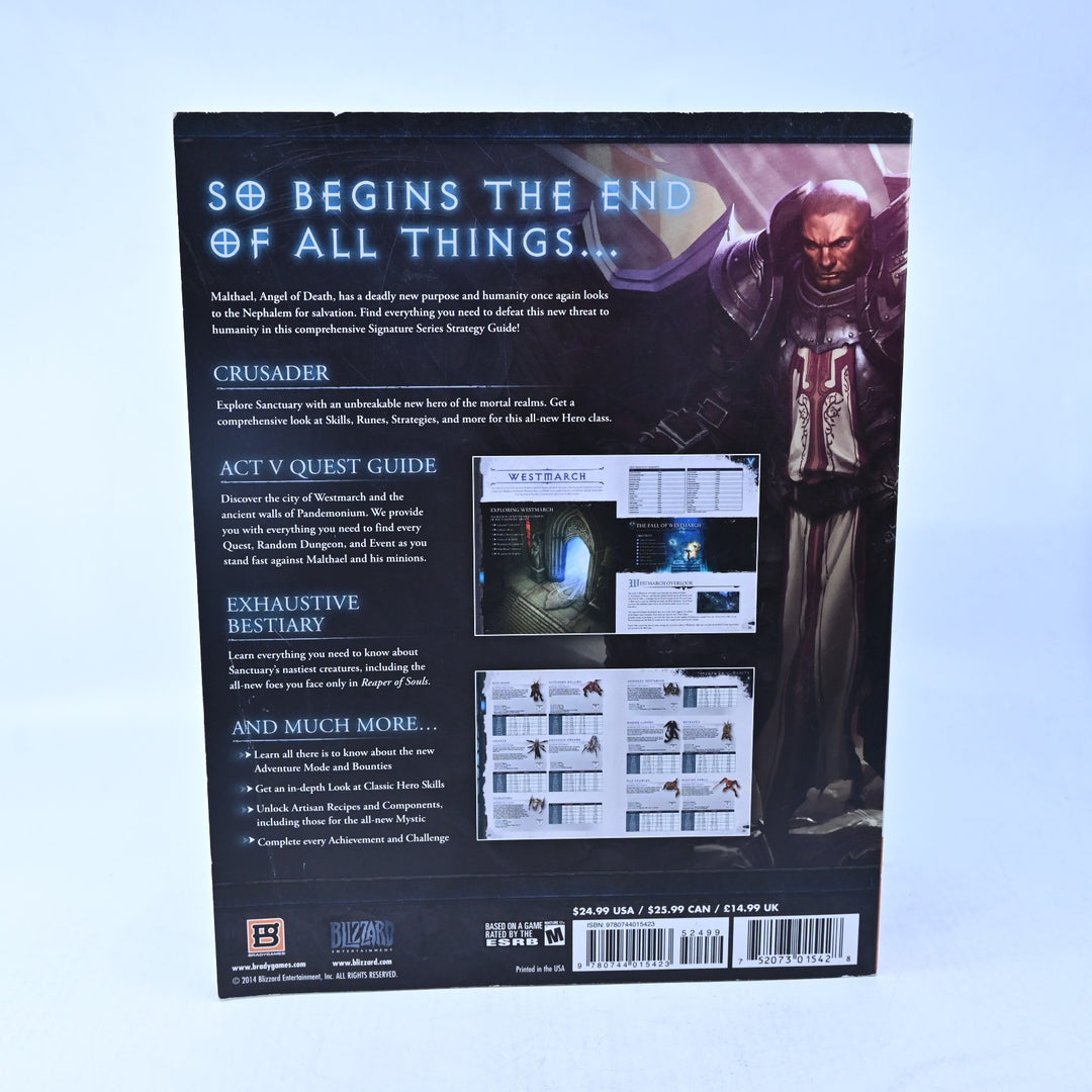 Diablo III: Reaper of Souls - BradyGames Signature Series Game Guide