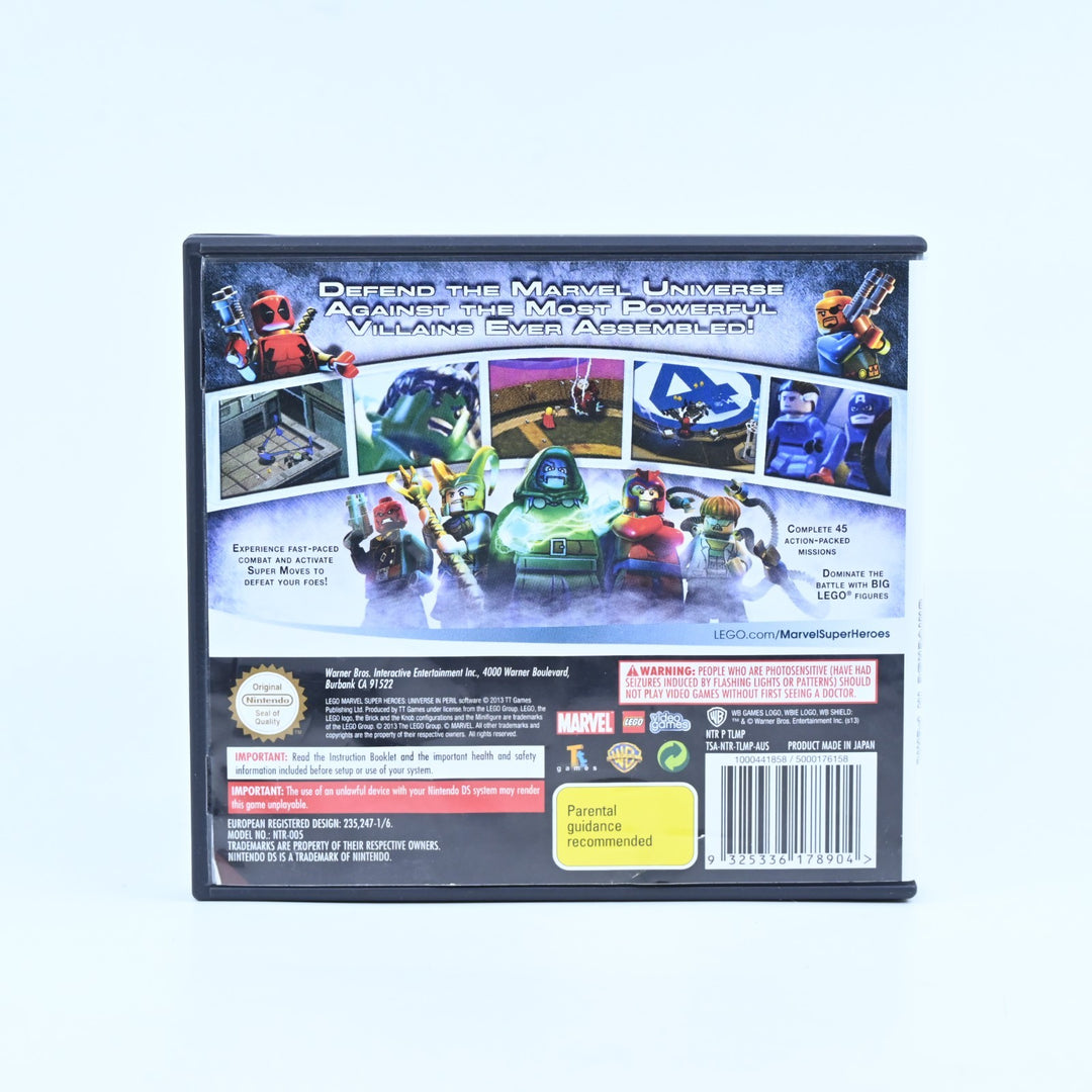 LEGO Marvel Super Heroes: Universe in Peril  - Nintendo DS Game - PAL + Manual