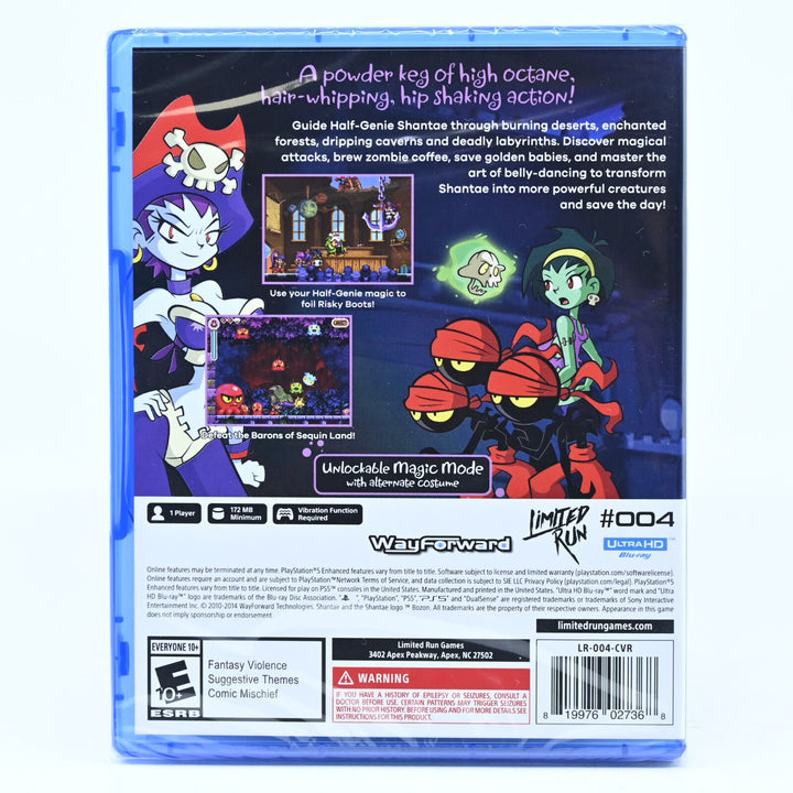 SEALED! Shantae: Risky's Revenge - Sony Playstation 5 / PS5 Game - FREE POST!