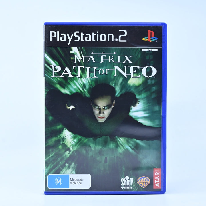 The Matrix: Path of Neo - Sony Playstation 2 / PS2 Game + Manual - PAL