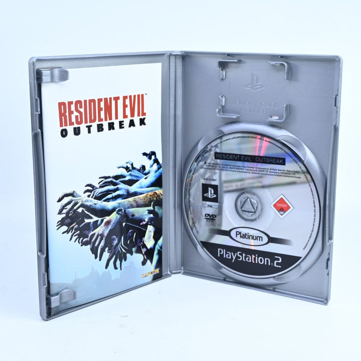 Resident Evil Outbreak - Sony Playstation 2 / PS2 Game + Manual - PAL