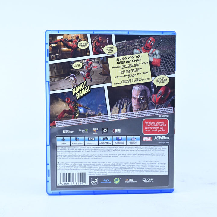 Deadpool - Sony Playstation 4 / PS4 Game - MINT DISC!
