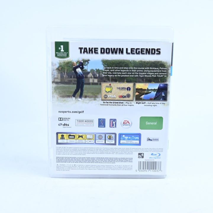 Tiger Woods PGA Tour 14 - Sony Playstation 3 / PS3 Game + Manual - MINT DISC!