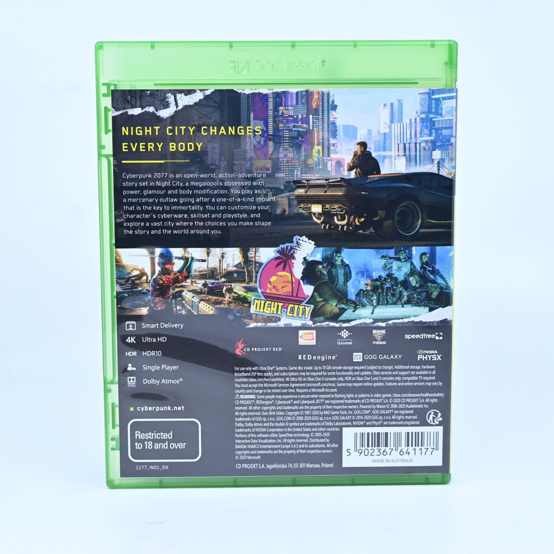 Cyberpunk 2077 + Bonus Collectables Pack - Xbox One Game - PAL - FREE POST!