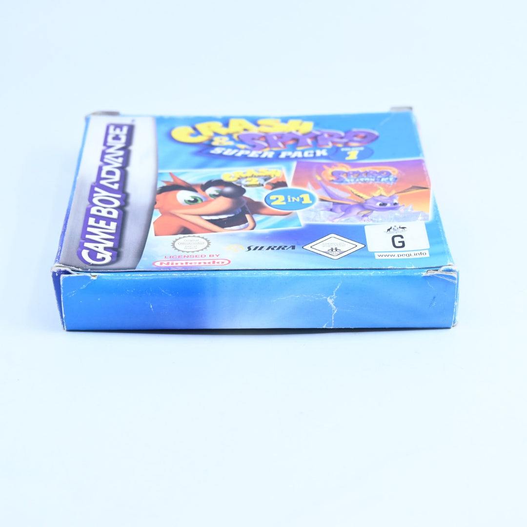 Crash & Spyro Superpack Vol 1 - GBA Boxed Game - PAL - FREE POST!