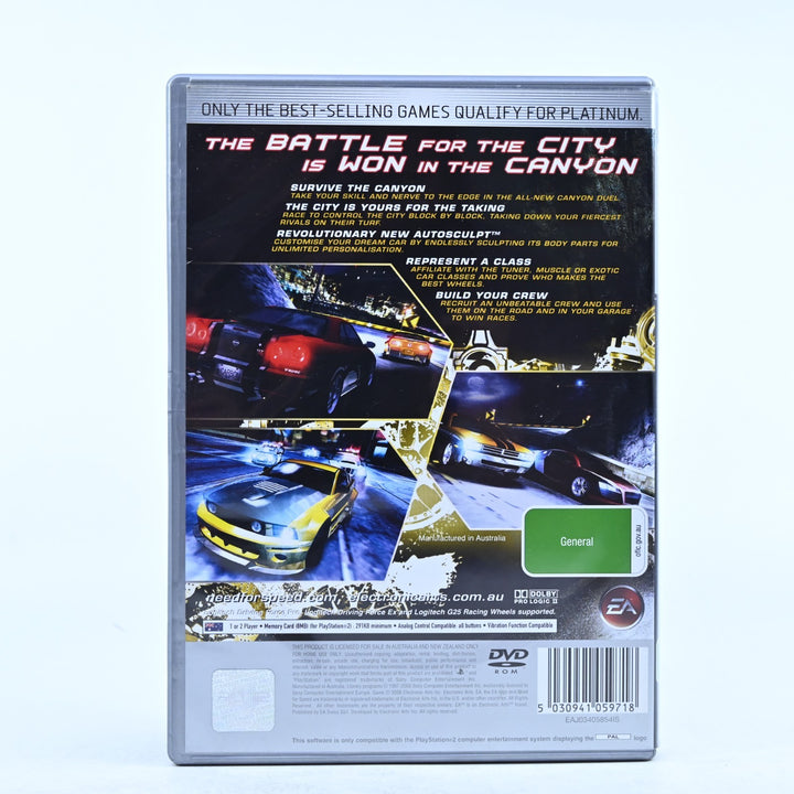 Need for Speed Carbon - Sony Playstation 2 / PS2 Game + Manual - PAL