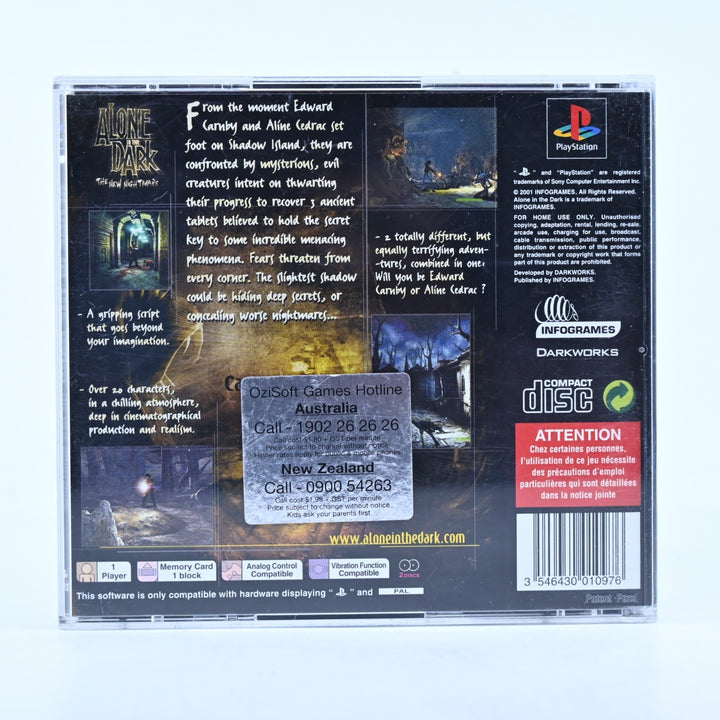 Alone in the Dark: The New Nightmare - PS1 Game - No Manual - PAL