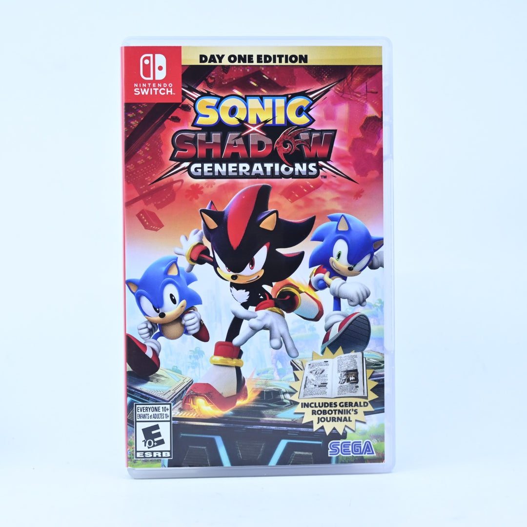 Sonic X Shadow Generations  - Nintendo Switch Game - Region Free - FREE POST!