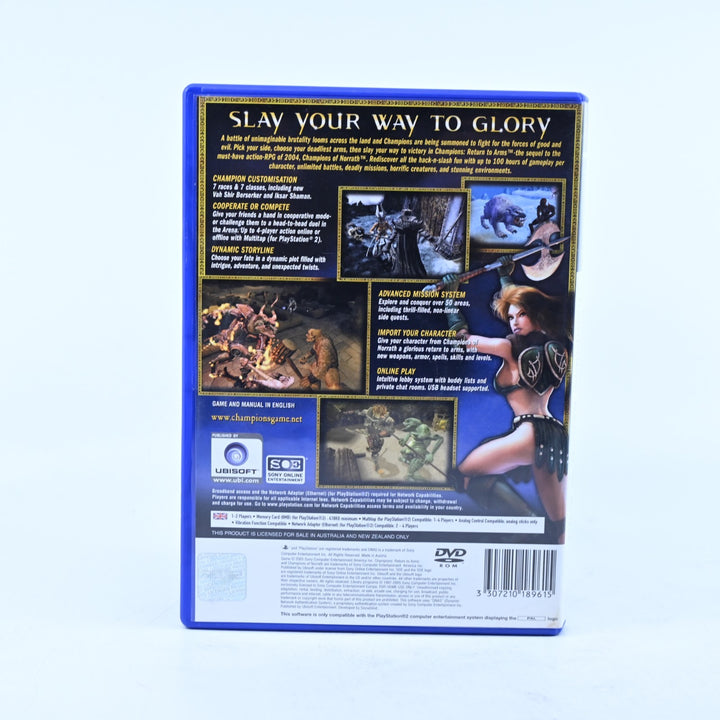 Champions: Return to Arms - Sony Playstation 2 / PS2 Game + Manual - PAL