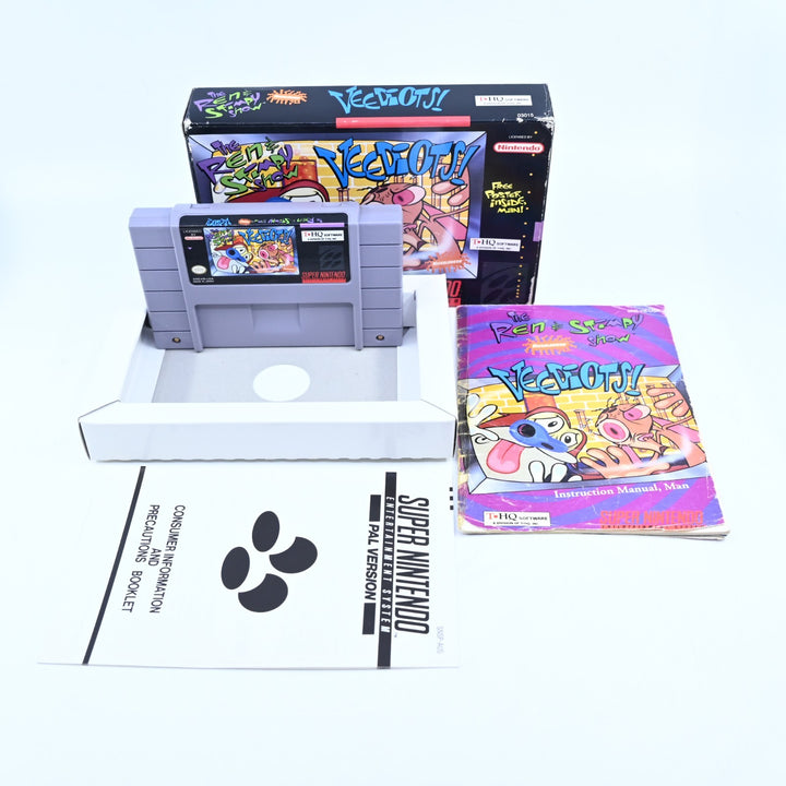 The Ren & Stimpy Show: Veediots - Super Nintendo / SNES Boxed Game - NTSC-U/C