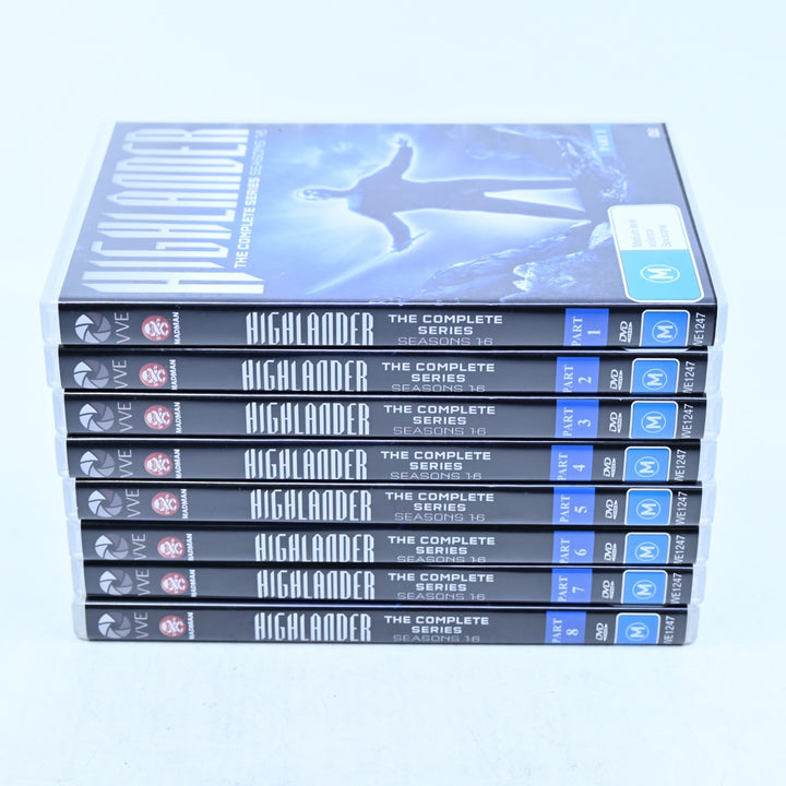 Highlander - The Complete Series Seasons 1-6 - Parts 1-8 - Region 4 - DVD