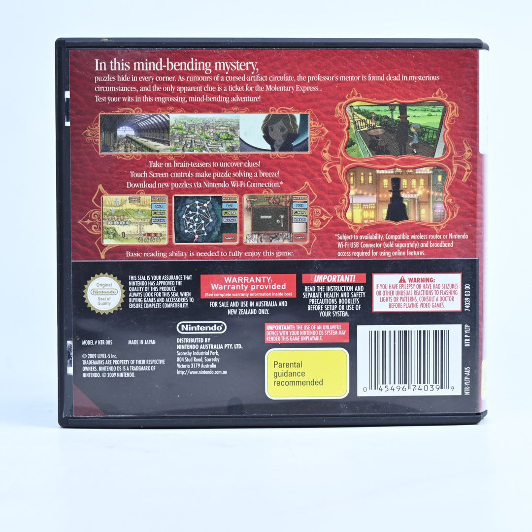 Professor Layton and Pandora's Box - Nintendo DS Game - PAL + Manual