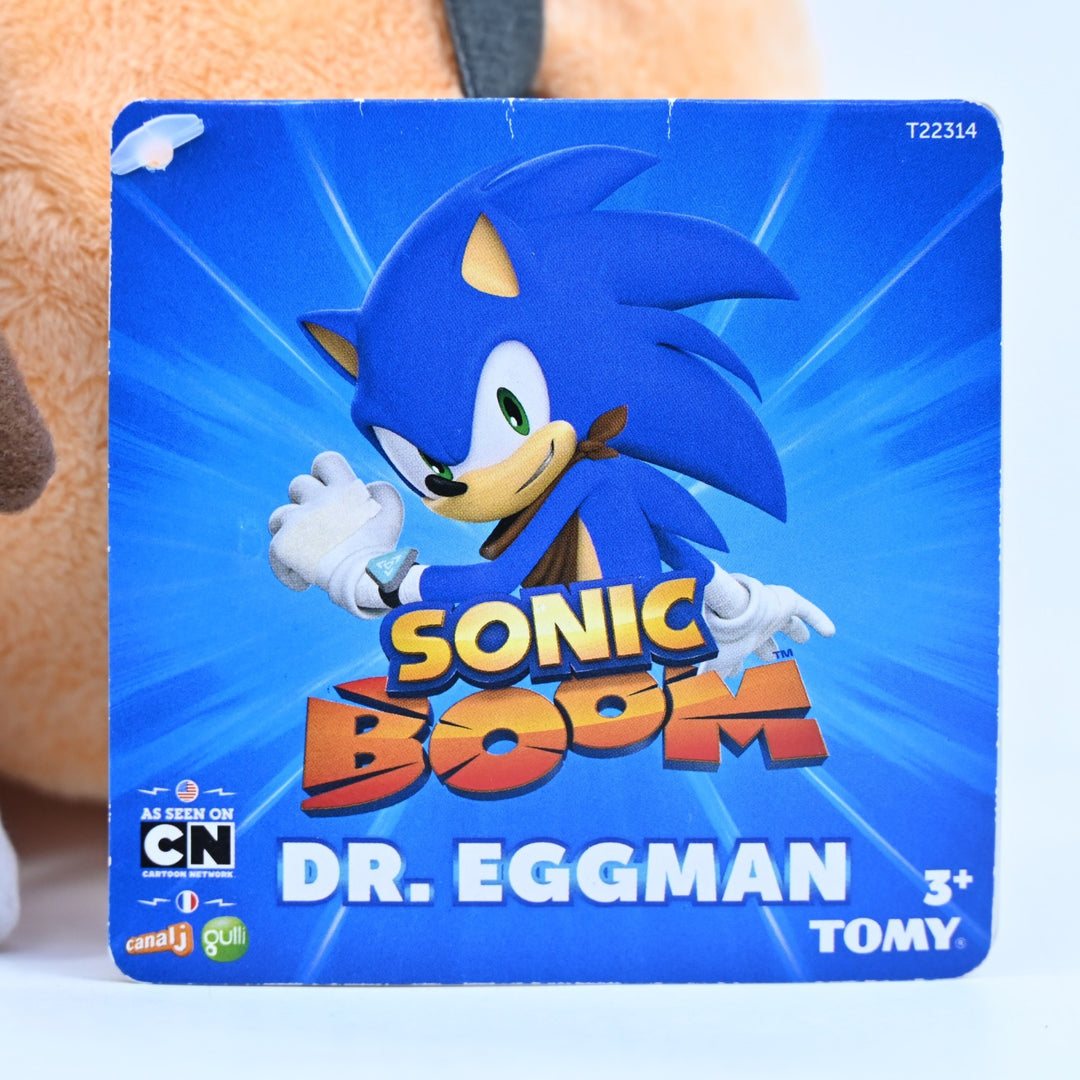 Sonic Boom Big Head Plush Dr. Eggman - with Tag Tomy Sonic the Hedgehog - Toy