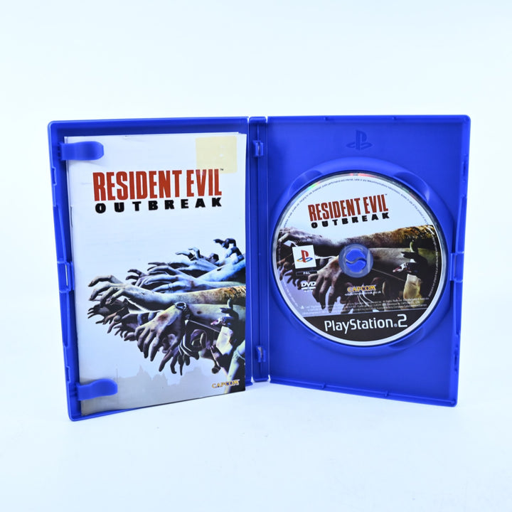 Resident Evil Outbreak - Sony Playstation 2 / PS2 Game + Manual - PAL
