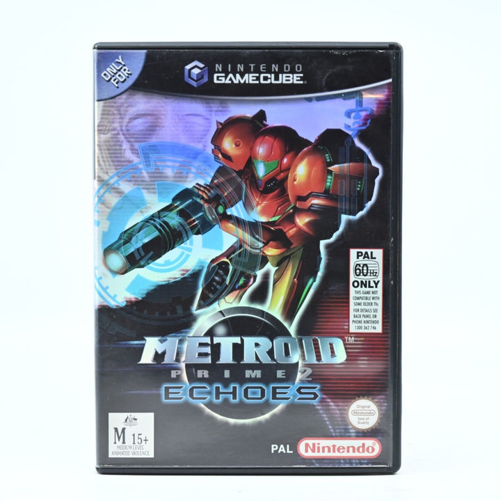 Metroid Prime 2 Echoes - Nintendo Gamecube Game + Manual - PAL - FREE POST!