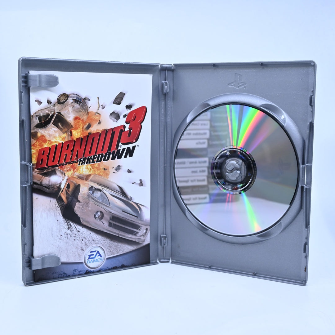 Burnout 3: Takedown - Sony Playstation 2 / PS2 Game + Manual - PAL - MINT DISC!