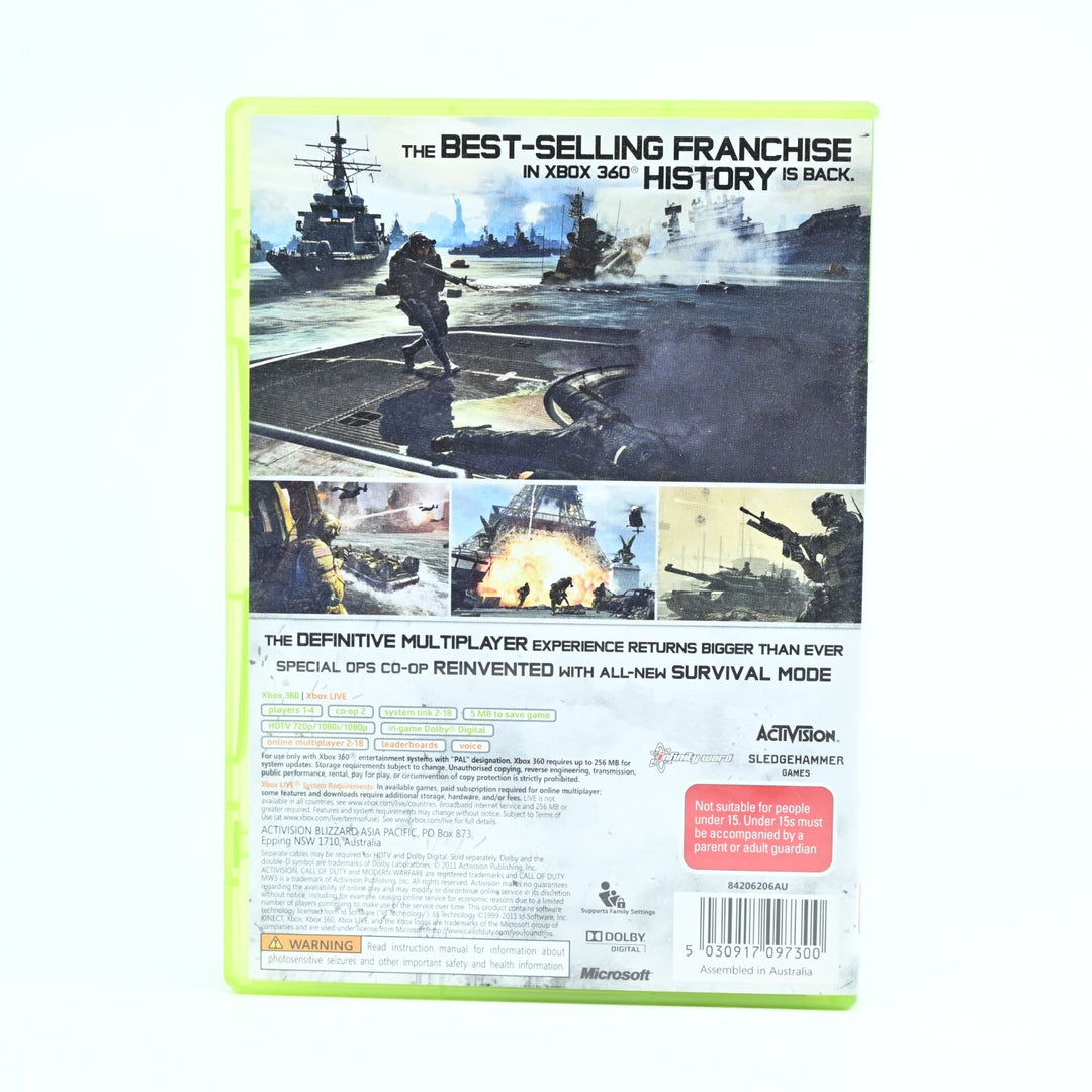 Call of Duty: Modern Warfare 3 - MW3 - Xbox 360 Game + Manual - PAL - MINT DISC!