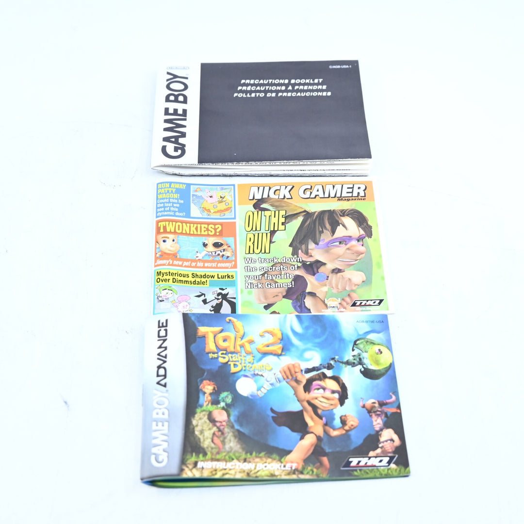 Tak 2: The Staff of Dreams - Nintendo Gameboy Advance / GBA Boxed Game