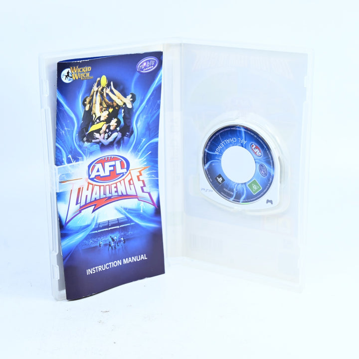 AFL Challenge - Sony PSP Game + Manual - FREE POST!