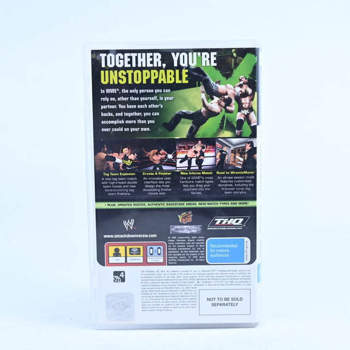 WWE SmackDown! vs Raw 2009 - Sony PSP Game + Manual - FREE POST!