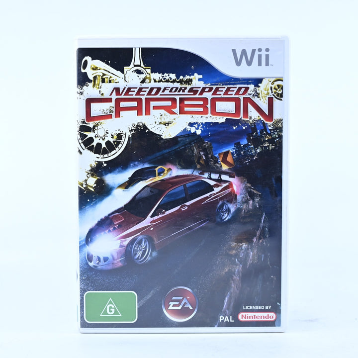 Need for Speed Carbon - Nintendo Wii Game + Manual - PAL - MINT DISC!