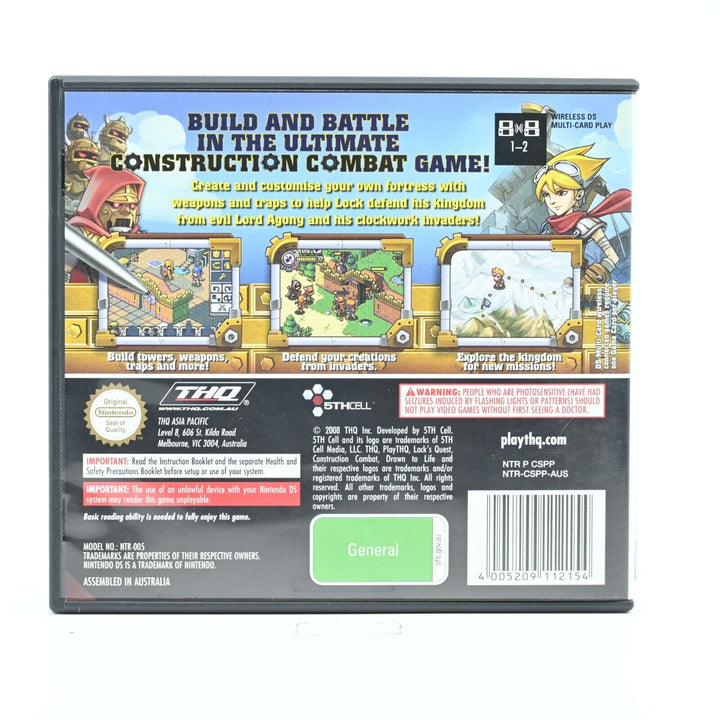 Lock's Quest - Nintendo DS Game - PAL - FREE POST!