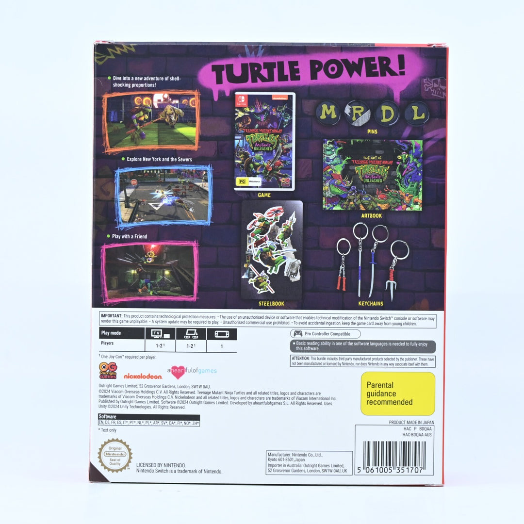 Teenage Mutant Ninja Turtles: Mutants Unleashed Deluxe Edition - Nintendo Switch