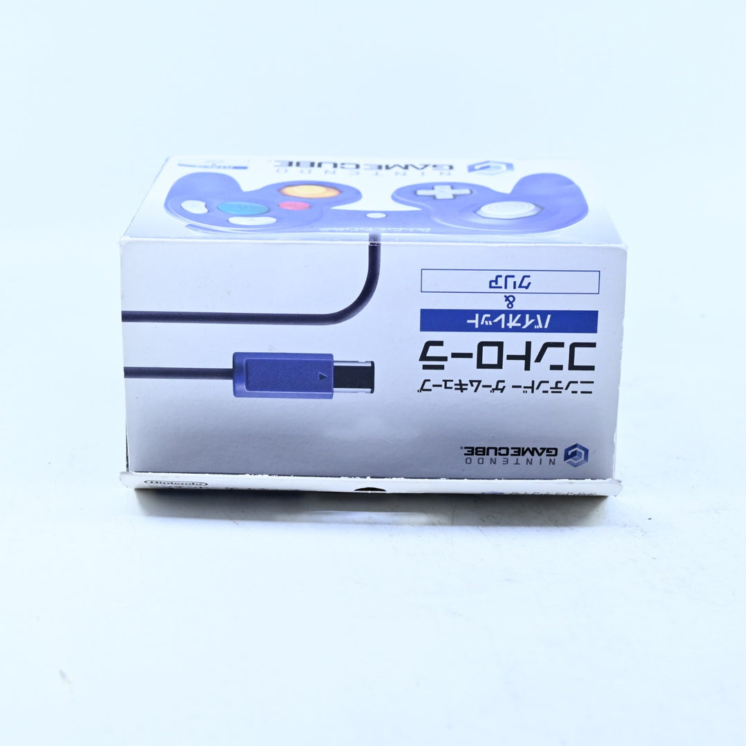Official Indigo Purple / Clear Boxed Gamecube Controller - Gamecube Accessory
