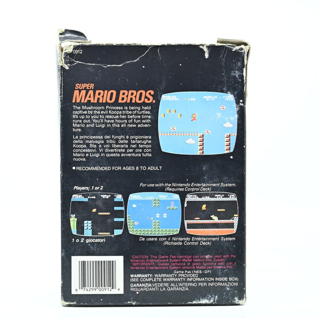 Super Mario Bros. - Nintendo Entertainment System / NES Boxed Game - PAL