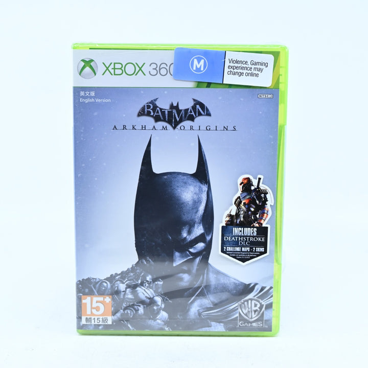 SEALED! Batman: Arkham Origins - Xbox 360 Game + Manual - Region Free