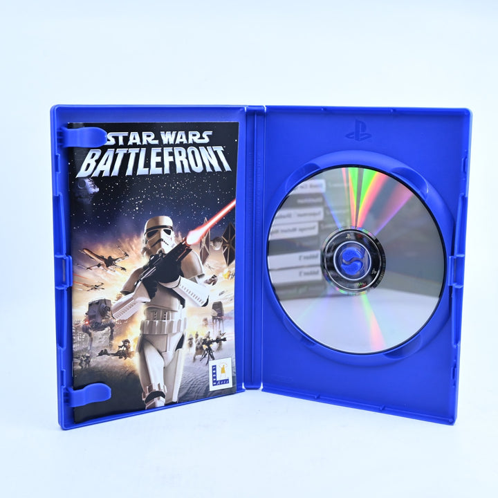 Star Wars Battlefront - Sony Playstation 2 / PS2 Game + Manual - PAL