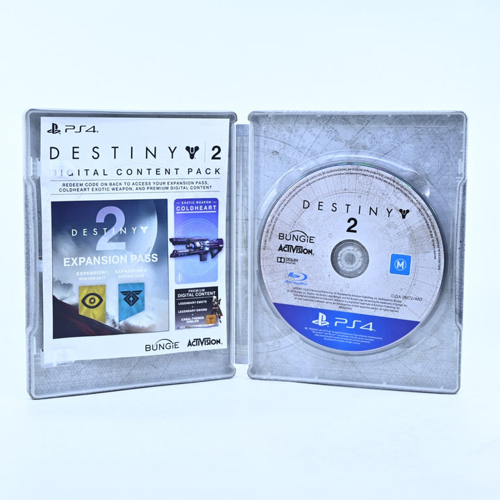 Destiny 2 Collector's Edition Steelbook - PS4 Game - MINT DISC!