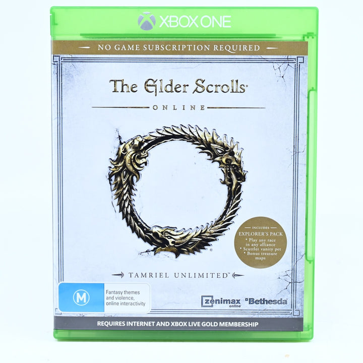 The Elder Scrolls Online: Tamriel Unlimited - Xbox One Game - PAL - MINT DISC!