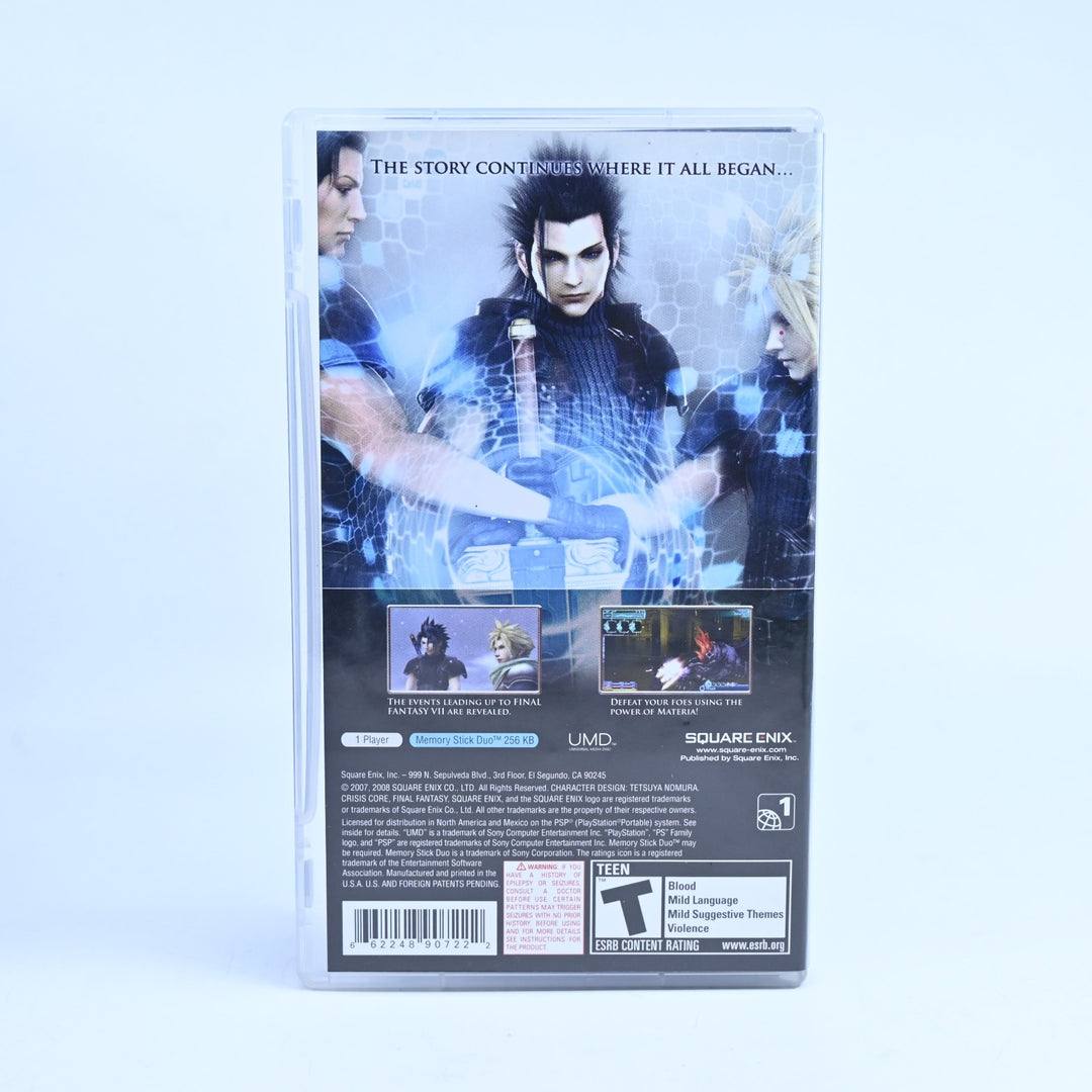 Crisis Core: Final Fantasy VII - Sony PSP Game + Manual - FREE POST!