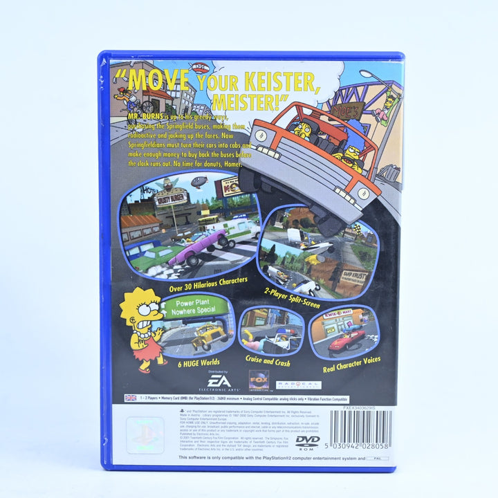 The Simpsons: Road Rage - Sony Playstation 2 / PS2 Game + Manual - PAL