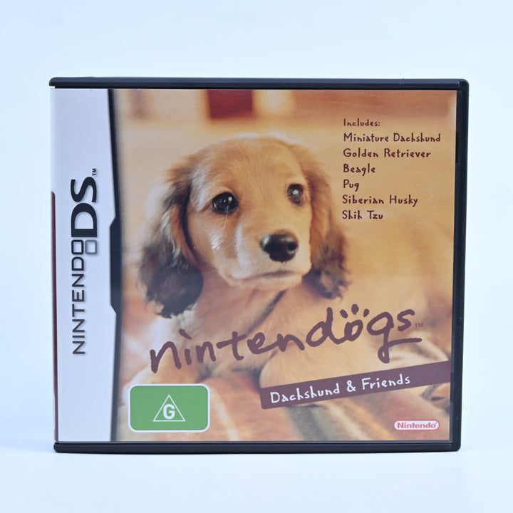 Nintendogs Dachshund & Friends - Nintendo DS Game - PAL + Manual - FREE POST!