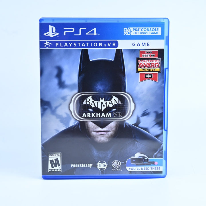 Batman: Arkham VR - Sony Playstation 4 / PS4 Game - MINT DISC!