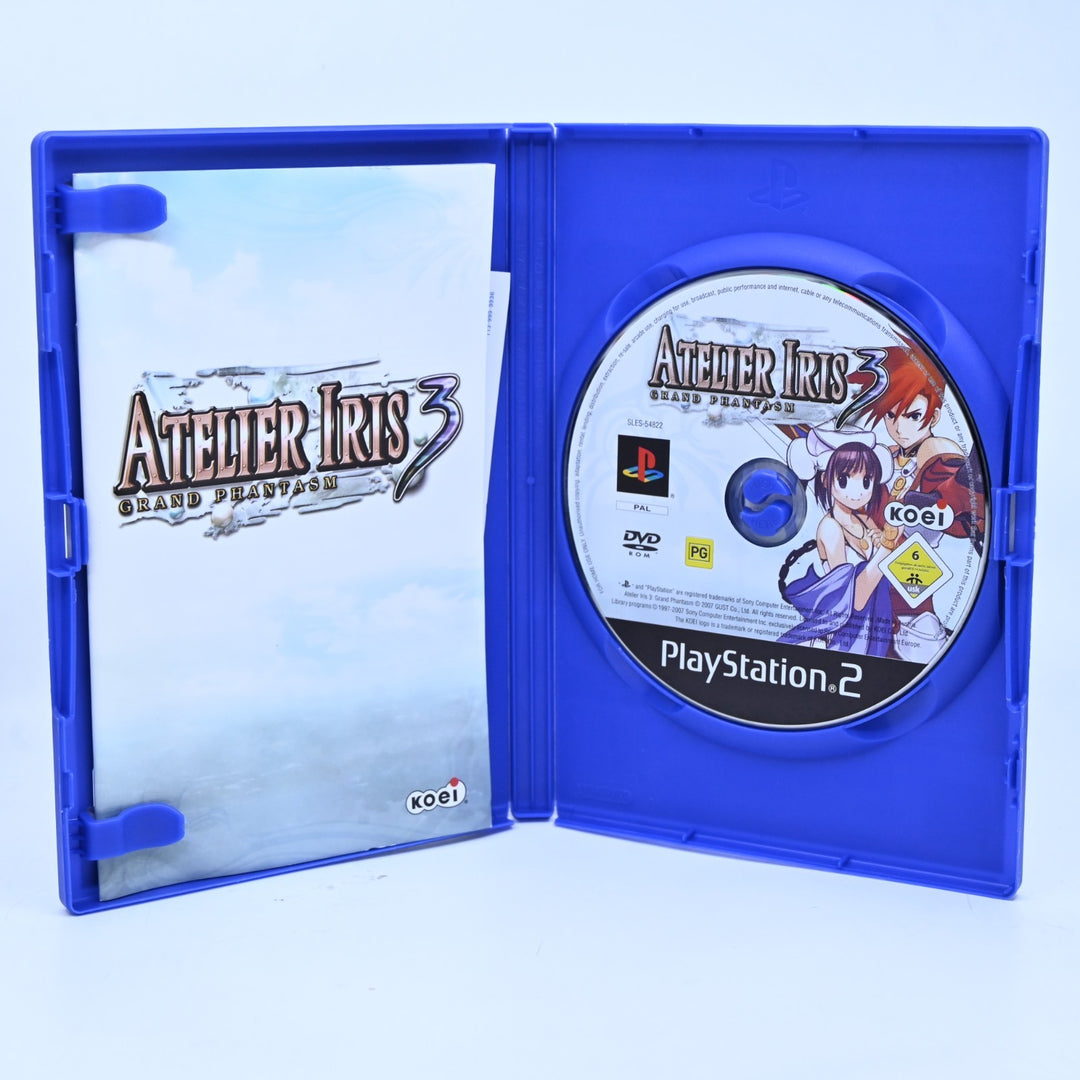 Atelier Iris 3: Grand Phantasm - Sony Playstation 2 / PS2 Game + Manual - PAL