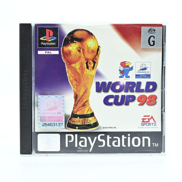 World Cup 98 - No Manual - Sony Playstation 1 / PS1 Game - PAL - MINT DISC!