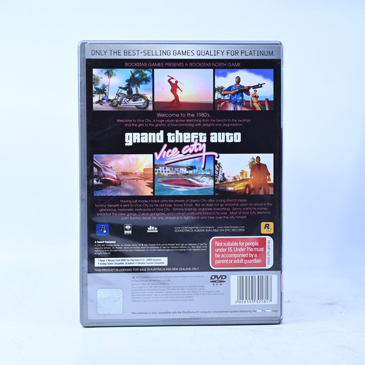 Grand Theft Auto: Vice City - Sony Playstation 2 / PS2 Game + Manual + Map - PAL