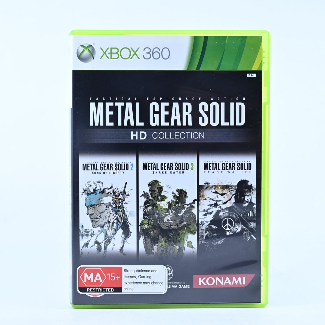 Metal Gear Solid HD Collection - Xbox 360 Game + Manual - PAL - MINT DISC!