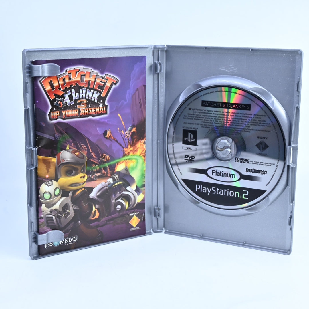 Ratchet & Clank 3: Up Your Arsenal - Sony Playstation 2 / PS2 Game + Manual