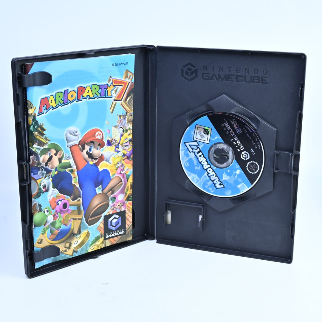 Mario Party 7 + Microphone - Nintendo Gamecube Game + Manual - PAL