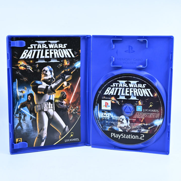 Star Wars Battlefront II - PS2 Game + Manual - PAL - NEAR MINT DISC!